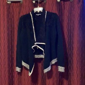 Black and white sweater